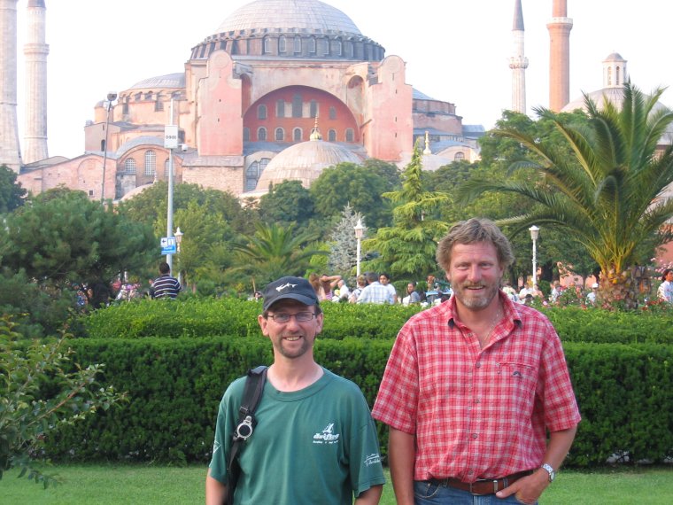 vor der Hagia Sophia
