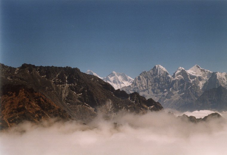 Gebirgskette des Solu Khumbu