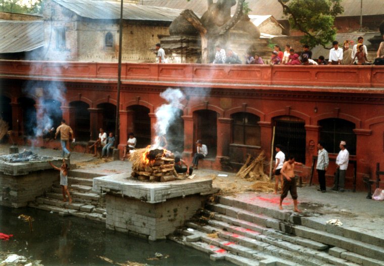 Verbrennungsplatz in Pashupatinath