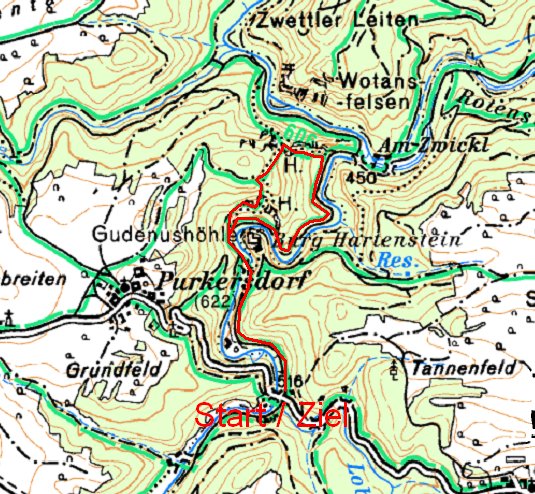 Route Klettersteige im Kremstal