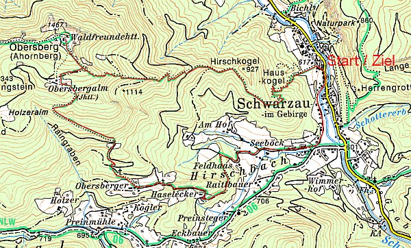 Route Obersberg