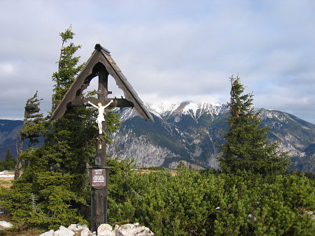 Gatterl-Kreuz mit Schneeberg