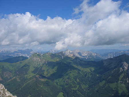 Blick zu den Eisenerzer Alpen