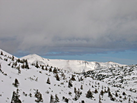 Blick zum Schneeberg