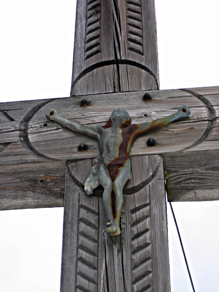 Christus am Gipfelkreuz