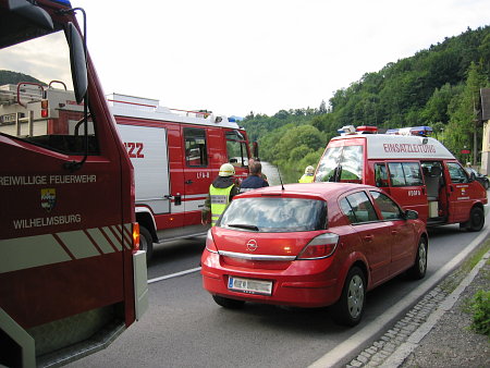 Verkehrsunfall bei Wilhelmsburg