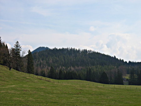 erster Blick zum Schober (1213 m)