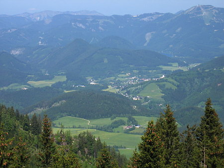 Blick nach Mariazell