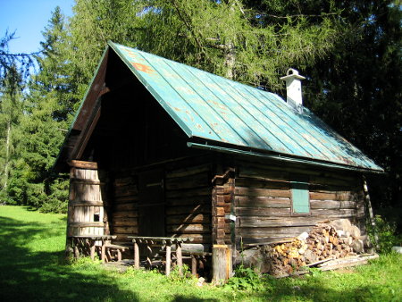 Jagdhütte auf der Parnstaller Alm