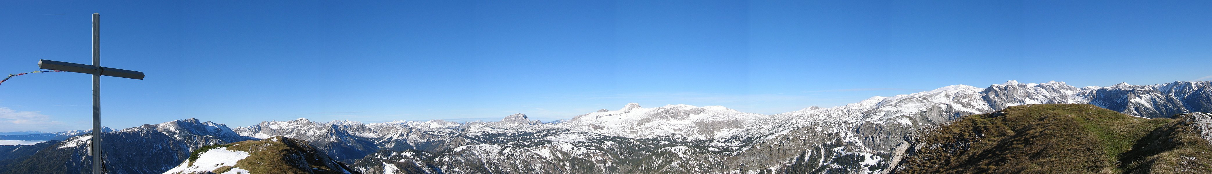Panorama vom Gipfel der Meßnerin