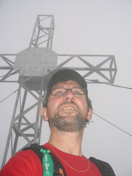Am Gipfel der Planspitze (2117 m)