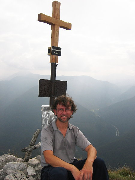 am Gipfel der Scheibe (1602 m)