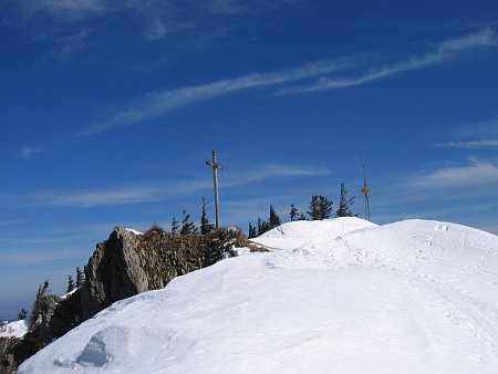 Blick zum Gipfel