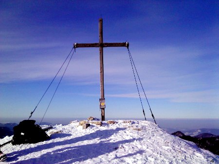 Gipfelkreuz des Hochstaff
