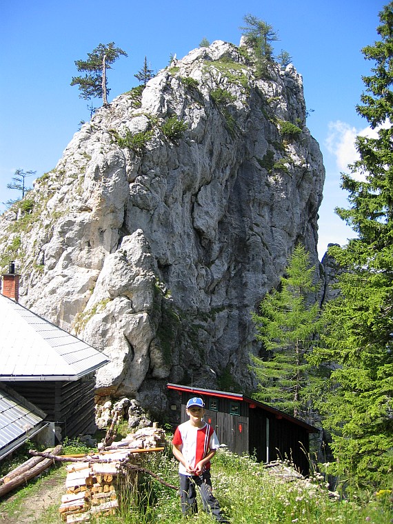 Michael vor dem Turmstein (1416 m)