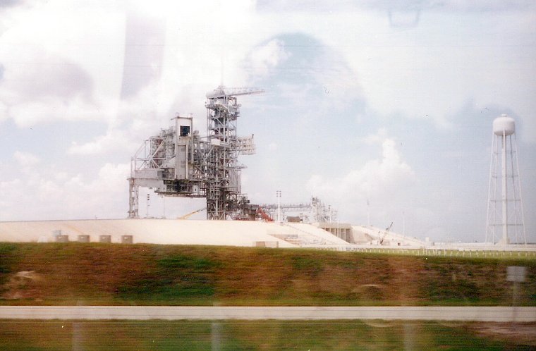 Startrampe für Weltraumraketen auf Cape Canaveral